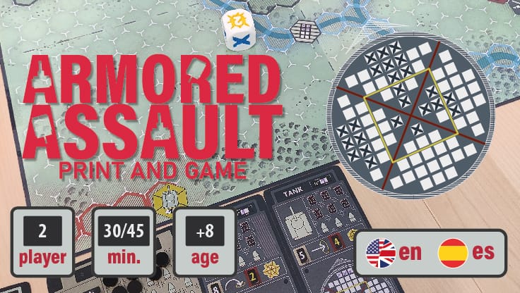 Armored Assault – print and play wargame PDF