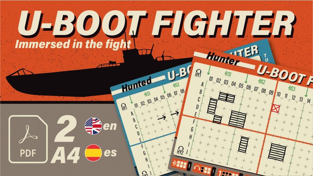 _U-BOOT FIGHTER_V2-11 U-Boot Fighter – print and play submarine wargame PDF