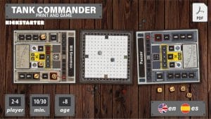 Tank Commander – print and play wargame PDF