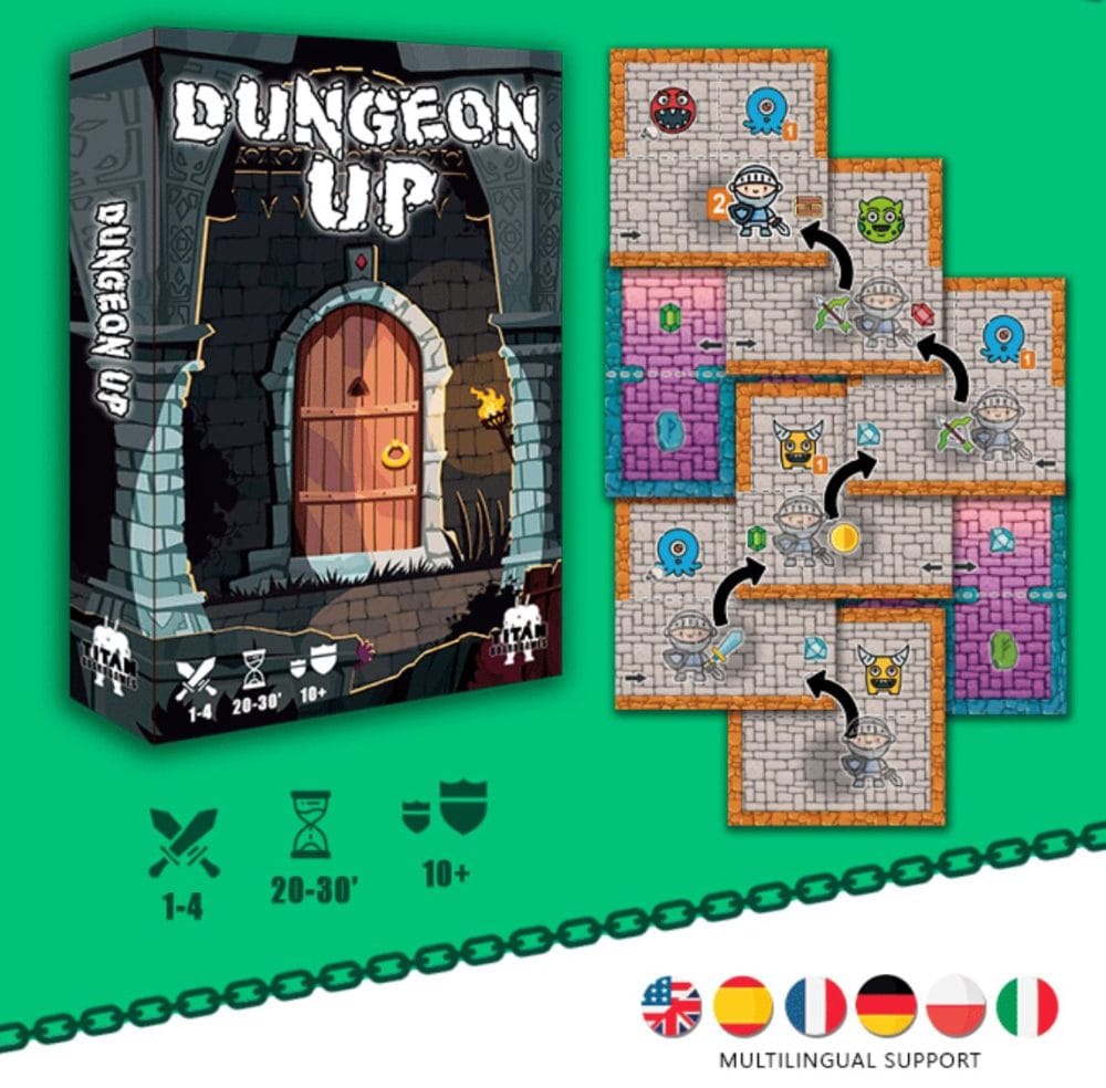 Dungeon Up 1 Dungeon Up – print and play dungeon board game PDF