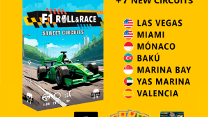 F1 Roll & Race: Street Circuits Expansion – print and play racing game PDF