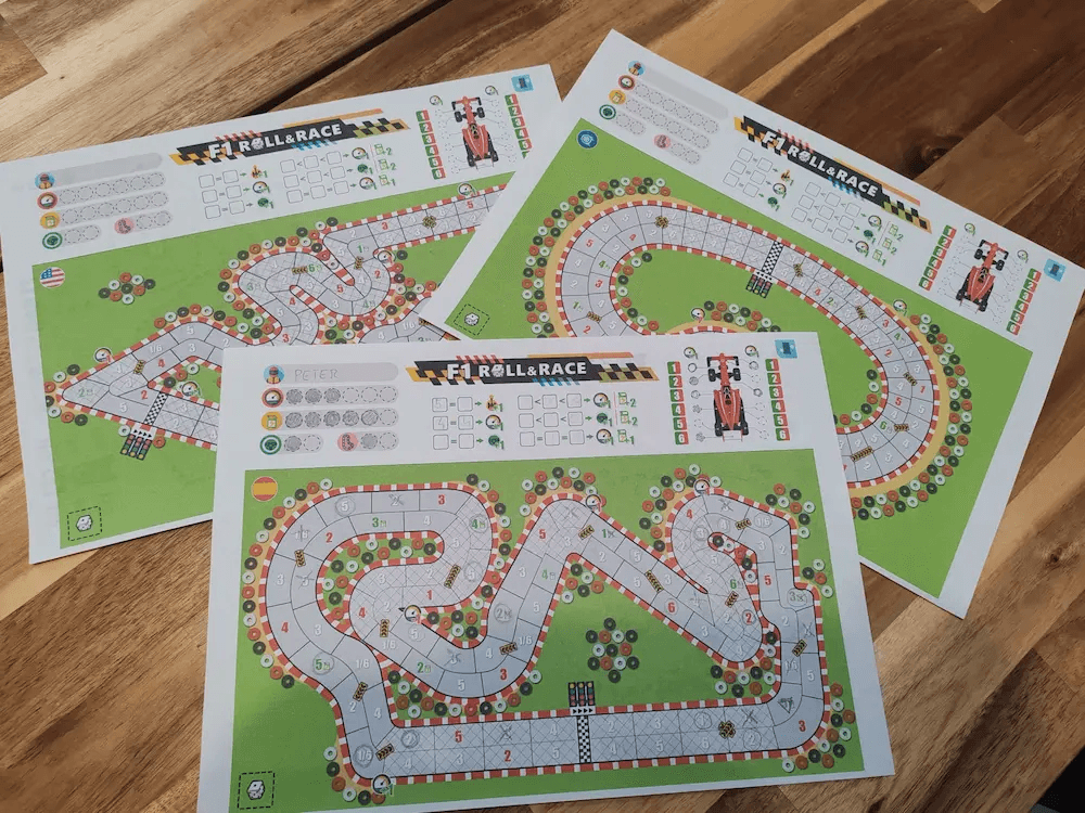 F1-roll-and-race-1 F1 Roll & Race: Street Circuits Expansion – Print and Play PDF
