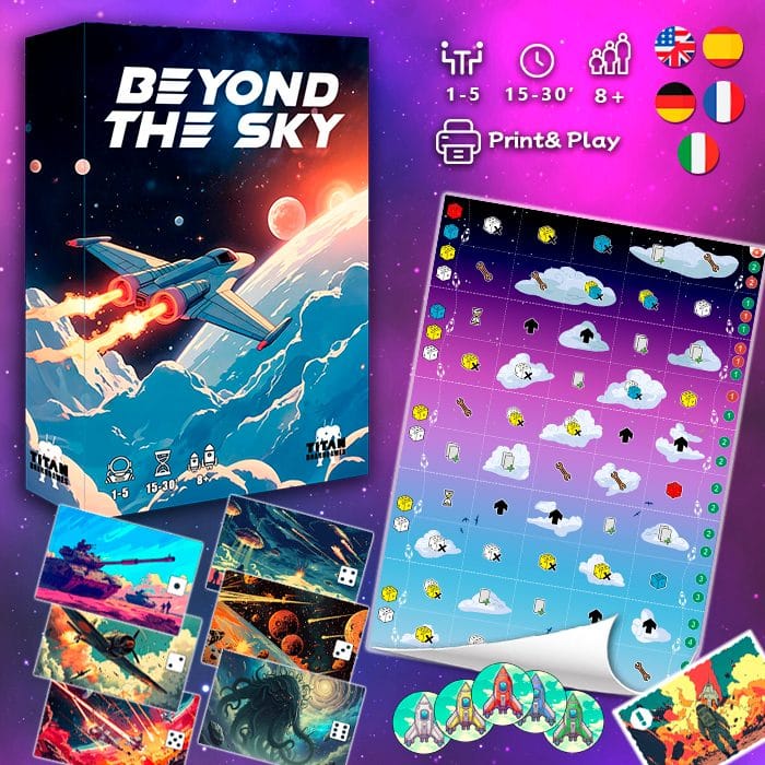 Beyond The Sky – print and play board game PDF